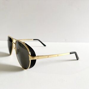 Cartier
CT0296S SUNGLASSES  Gold Aviator Sunglasses